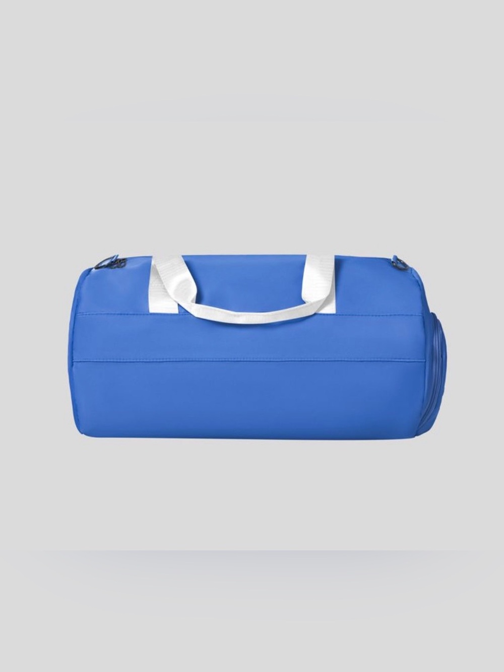 Halara Blue Duffel Bag with White Handles, NWT